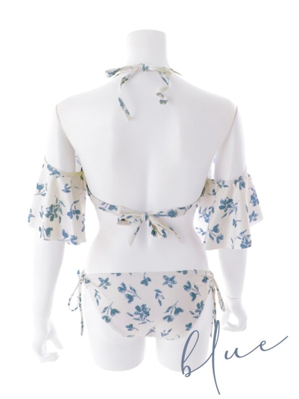 画像22: 【ビキニ】【水着】小花柄オフショルビキニ[FB01]【予約 / 6月上旬発送予定】