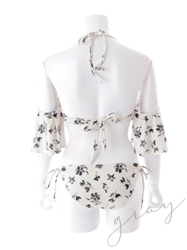 画像24: 【ビキニ】【水着】小花柄オフショルビキニ[FB01]【予約 / 6月上旬発送予定】