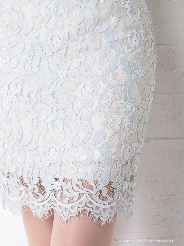 画像8: 【ANDY/アンディ】フラワーレース/ フリル/ バックリボン/ タイト/ ミニドレス/ キャバドレス[OF05]