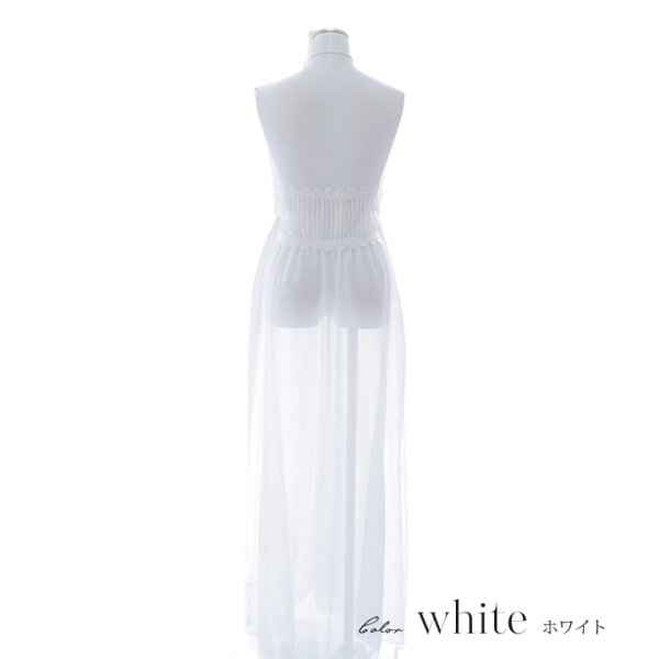 画像3: 【即日発送】【ビキニ】【水着小物：カーディガン】前開きベアパレオワンピース[YMT]