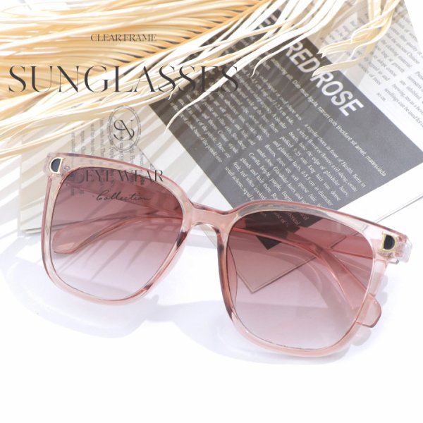 画像1: 【即日発送】【ビキニ】【水着小物：サングラス】ベージュフレームサングラス[FB01]