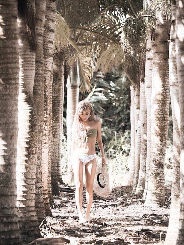 画像7: 【即日発送】【水着セール】【ビキニ】【水着】ヘルシーリーフバンドゥビキニ[YMT]