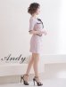 画像12: 【ANDY/アンディ】ネックリボン/ 五分袖/ 袖あり/ ストレッチリブ/ パイピング/ ボタン/ ワンピース/ Aライン/ ミニドレス/ キャバドレス[OF05]
