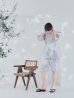 画像6: 【即日発送】【メンズ甚平】白地に黒縞模様甚平【甚平・下駄セット】[YMT]