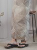 画像16: 【即日発送！】【メンズ浴衣】ベージュ幾何学的模様浴衣【浴衣・帯・下駄セット】OBI-MS-002-wk-4-WR [YMT]