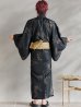 画像13: 【即日発送！】【メンズ浴衣】ブラック×シンプル金魚浴衣【浴衣・帯・下駄セット】 OBI-MS-003-wk-5-Y [YMT]