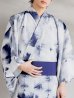 画像19: 【即日発送！】【メンズ浴衣】ブルー絞り柄タイダイ浴衣【浴衣・帯・下駄セット】 OBI-MS-002-wk-1-BL [YMT]
