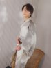 画像3: 【即日発送！】【メンズ浴衣】グレージュモザイク柄浴衣【浴衣・帯・下駄セット】OBI-MS-002-wk-4-WR [YMT]