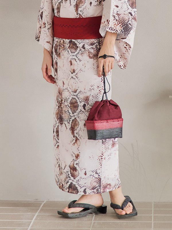 画像16: 【即日発送！】【メンズ浴衣】パイソン柄浴衣【浴衣３点セット 浴衣/帯/下駄】[YMT]