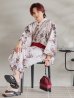 画像9: 【即日発送！】【メンズ浴衣】パイソン柄浴衣【浴衣・帯・下駄セット】 OBI-MS-003-wk-3-R [YMT]
