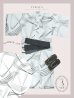 画像19: 【即日発送！】【メンズ浴衣】ホワイト×ブラック線画浴衣【浴衣・帯・下駄セット】 OBI-MS-004-wk-1-B [YMT]