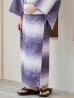 画像17: 【即日発送】【メンズ浴衣】濃淡紫地にボーダーデザインの紳士浴衣【浴衣・帯・下駄セット】 OBI-MS-001-ok-6-W [YMT]