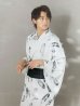 画像5: 【即日発送！】【メンズ浴衣】大理石×モノトーンフェザー浴衣【浴衣３点セット 浴衣/帯/下駄】OBI-MS-001-ok-1-NV [YMT]