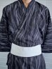 画像12: 【即日発送】モザイクアート×ストライプ浴衣 OBI-MS-001-ok-5-W / GETA-MS-32-ok-1-B / [/YMT]