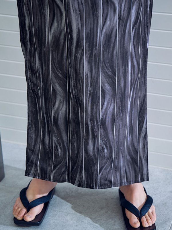 画像13: 【即日発送】モザイクアート×ストライプ浴衣 【浴衣３点セット 浴衣/帯/下駄】[/YMT]