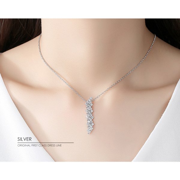 画像10: 【アクセサリー：ネックレス】【ANGEL R/エンジェルアール】ライトニング型ラグジュアリーラインストーンネックレス[OF02-U]