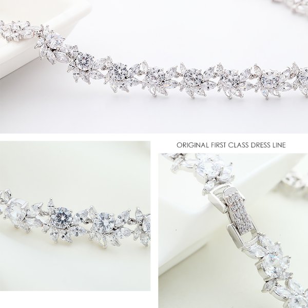 画像7: 【アクセサリー：セット】【ANGEL R/エンジェルアール】ラグジュアリーストーンネックレス&ピアスセット[OF02-U]