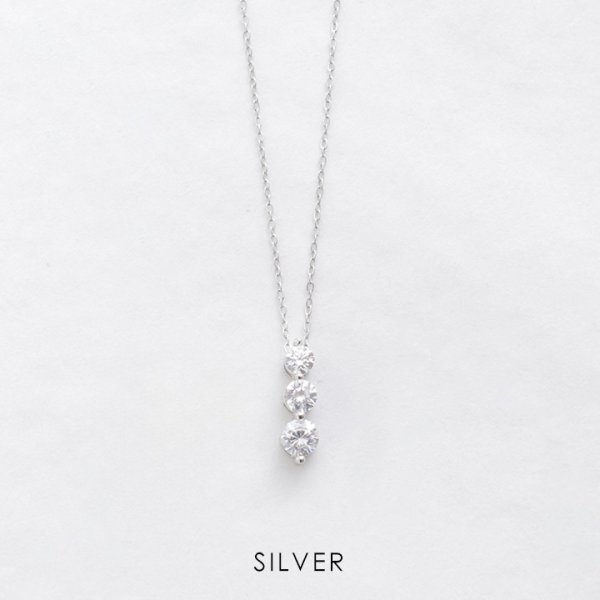 画像3: 【アクセサリー：ネックレス】ストーンドロップネックレス【1カラー】[OF02]