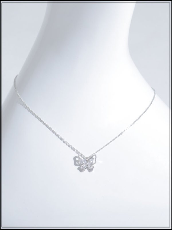 画像2: 【アクセサリー：ネックレス】バタフライモチーフネックレス【1カラー】[OF02] 【YN】