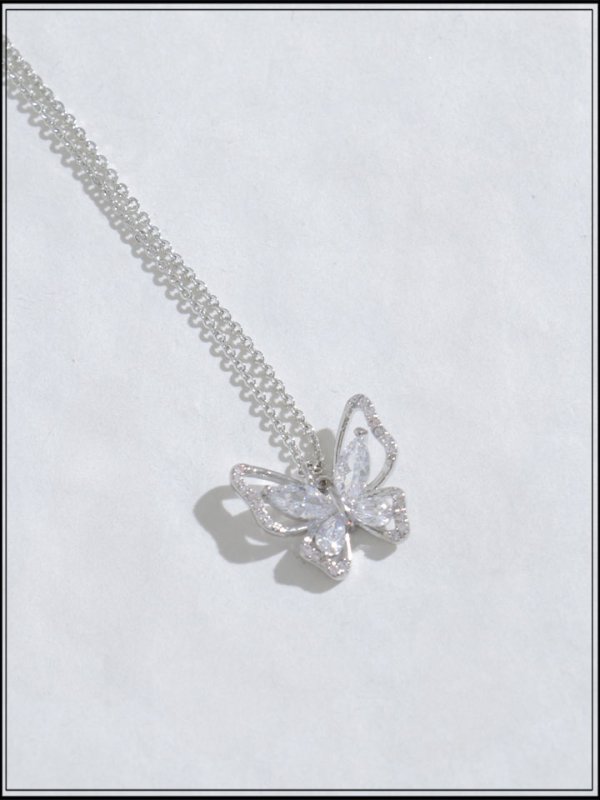 画像3: 【アクセサリー：ネックレス】バタフライモチーフネックレス【1カラー】[OF02] 【YN】