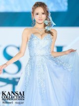 【NENE/関西コレクション着用】【NENE/Lip line/リップライン】デザイン刺繍レース/ スピンドル/ キャミソール/ Aライン/ プリンセス/ フレア/ ロングドレス/ キャバドレス long[HC03]