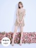 ベージュ　モデル：ねおまる　身長：167cm　着用サイズ：Sサイズ