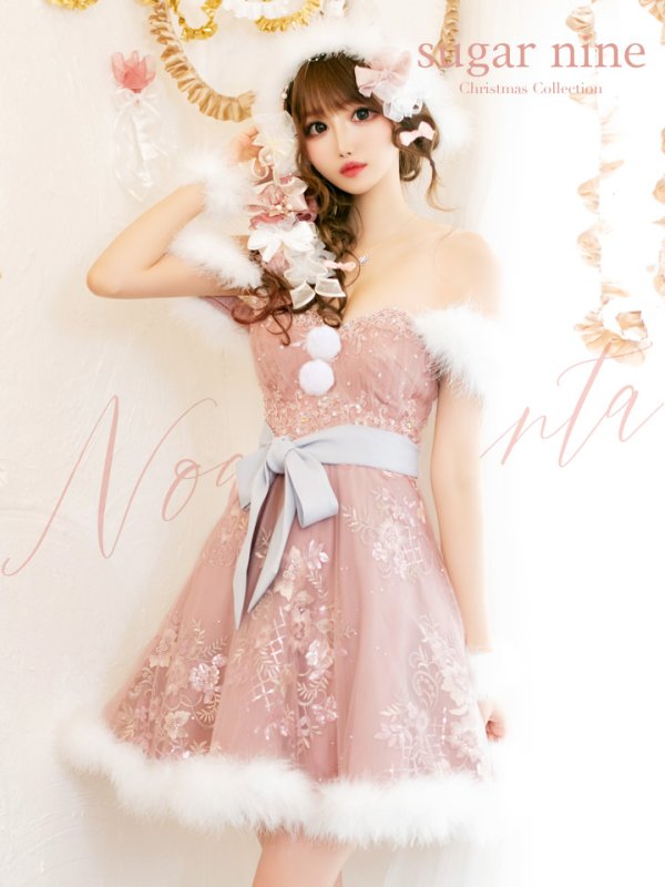 画像2: SALE!桜咲乃愛ちゃんコラボ☆ピンクフェアリーフレアサンタ【sugar nine サンタコス 7点セット】【S-Mサイズ/1カラー】[YMT]