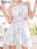 ネイビープリント　モデル：三上悠亜　身長：159cm　着用サイズ：Sサイズ