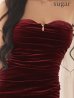 ワインレッド　モデル：ゆいぴす　身長：170cm　着用サイズ：Sサイズ