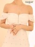 ホワイト　モデル：ゆめ　身長：160cm　着用サイズ：Sサイズ
