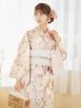 画像8: 【即日発送！】くすみピンクスウィート浴衣 OBI-siwa-200-kj-13-OW / HIMO-900-yn-8-P / HEKO-800-sb-5-WH / YA-74-kn-P / GETA-01-kj-7-P [YMT]