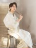 画像13: 【即日発送】【メンズ浴衣】ベージュ麻の葉柄【浴衣３点セット 浴衣/帯/下駄】[YMT]