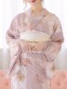 画像5: 【即日発送】【浴衣】 大人スウィートフラワー 薔薇 バラ ローズ 浴衣【浴衣３点セット 浴衣/帯/下駄】[YMT]