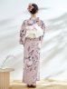 画像14: 【即日発送】【浴衣】大人スウィートフラワー 牡丹柄 浴衣【浴衣３点セット 浴衣/帯/下駄】[YMT]