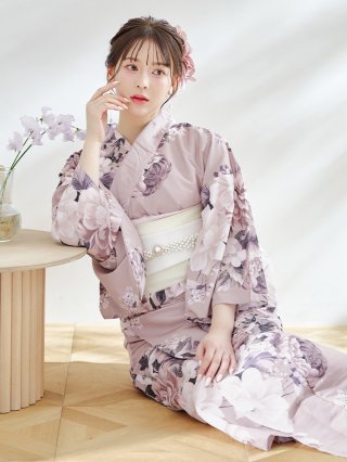 アンティークフラワー浴衣