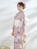 画像2: 【即日発送】【浴衣】大人スウィートフラワー 牡丹柄 浴衣【浴衣３点セット 浴衣/帯/下駄】[YMT] (2)