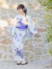 画像13: 【即日発送！】【浴衣】白地に水彩牡丹のクラシック浴衣 グラデーション帯 OBI-g-500-kj-9-NV / HIMO-900-yn-4-GYxGY / YA-953-kn-BL / YA-953-kn-NV / HEKO-800-sb-5-W / GETA-02-ok-3-LBL [YMT]