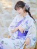 画像16: 【即日発送！】【浴衣】白地に水彩牡丹のクラシック浴衣 グラデーション帯 OBI-g-500-kj-9-NV / HIMO-900-yn-4-GYxGY / YA-953-kn-BL / YA-953-kn-NV / HEKO-800-sb-5-W / GETA-02-ok-3-LBL [YMT]
