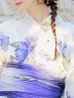 画像6: 【即日発送！】【浴衣】白地に水彩牡丹のクラシック浴衣 グラデーション帯 OBI-g-500-kj-9-NV / HIMO-900-yn-4-GYxGY / YA-953-kn-BL / YA-953-kn-NV / HEKO-800-sb-5-W / GETA-02-ok-3-LBL [YMT]