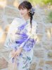 画像9: 【即日発送！】【浴衣】白地に水彩牡丹のクラシック浴衣 グラデーション帯 OBI-g-500-kj-9-NV / HIMO-900-yn-4-GYxGY / YA-953-kn-BL / YA-953-kn-NV / HEKO-800-sb-5-W / GETA-02-ok-3-LBL [YMT]