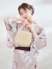 画像2: 【浴衣】ホワイトフラワーブラウン浴衣   OBI-hira-100-ok-2-BRxBE / HIMO-900-yn-7-MOC / YA-74-kn-MVPL / HEKO-800-sb-3-BR / GETA-02-ok-2-IV [YMT] (2)