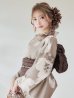 画像12: 【浴衣】ベージュ地にアネモネの大人花浴衣 OBI-siwa-200-kj-9-BR/ HIMO-900-yn-7-MOC / HEKO-800-sb-5-W / GETA-02-ok-2-IV [YMT]