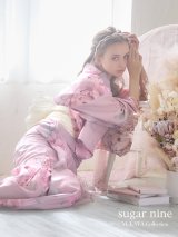 【即日発送】【浴衣】大人スウィート/ピンク地に大柄牡丹浴衣    OBI-siwa-200-kj-13-OW / HIMO-903-kj-W / YA-1079-kj-6-W / HEKO-800-sb-4-P / GETA-02-ok-5-P [YMT]