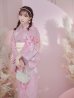 画像6: 【即日発送】【浴衣】大人スウィート/ピンク地に大柄牡丹浴衣   【浴衣３点セット 浴衣/帯/下駄】 OBI-siwa-200-kj-13-OW / HIMO-903-kj-W / YA-1079-kj-7-W / HEKO-800-sb-4-P / GETA-02-ok-5-P [YMT]
