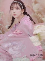【即日発送】【浴衣】大人スウィート/ピンク地に大柄牡丹浴衣    OBI-siwa-200-kj-13-OW / HIMO-903-kj-W / YA-1079-kj-7-W / HEKO-800-sb-4-P / GETA-02-ok-5-P [YMT]