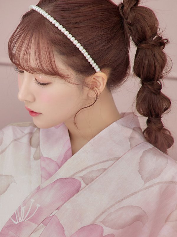 画像6: 【即日発送】大人スウィート/ピンク地x百合浴衣【浴衣３点セット 浴衣/帯/下駄】[FB02]