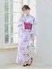 画像4: 大人スウィート/水彩フラワー 牡丹柄 浴衣 OBI-siwa-200-kj-7-RoseWI / HIMO-900-yn-8-PK / YA-68-kn-P / HEKO-800-sb-5-W / GETA-02-ok-5-P  [YMT]