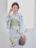 画像8: 【即日発送】イエローフラワーと木蓮浴衣【浴衣３点セット 浴衣/帯/下駄】[YMT]