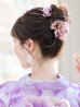 画像6: 【即日発送！】【浴衣】ストライプ地 /グラデーション木蓮浴衣 OBI-g-500-kj-2-P / HIMO-900-yn-4-GYxGY / YA-68-kn-P / YA-943-kj-PL / HEKO-800-sb-5-W / GETA-02-ok-3-LBL   [YMT]