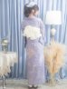 画像7: 【浴衣セール】 ライラックの可憐な花浴衣   OBI-siwa-200-kj-13-OW / HIMO-900-yn-4-GYxGY /  HEKO-800-sb-5-W / GETA-02-ok-3-LBL [YMT]